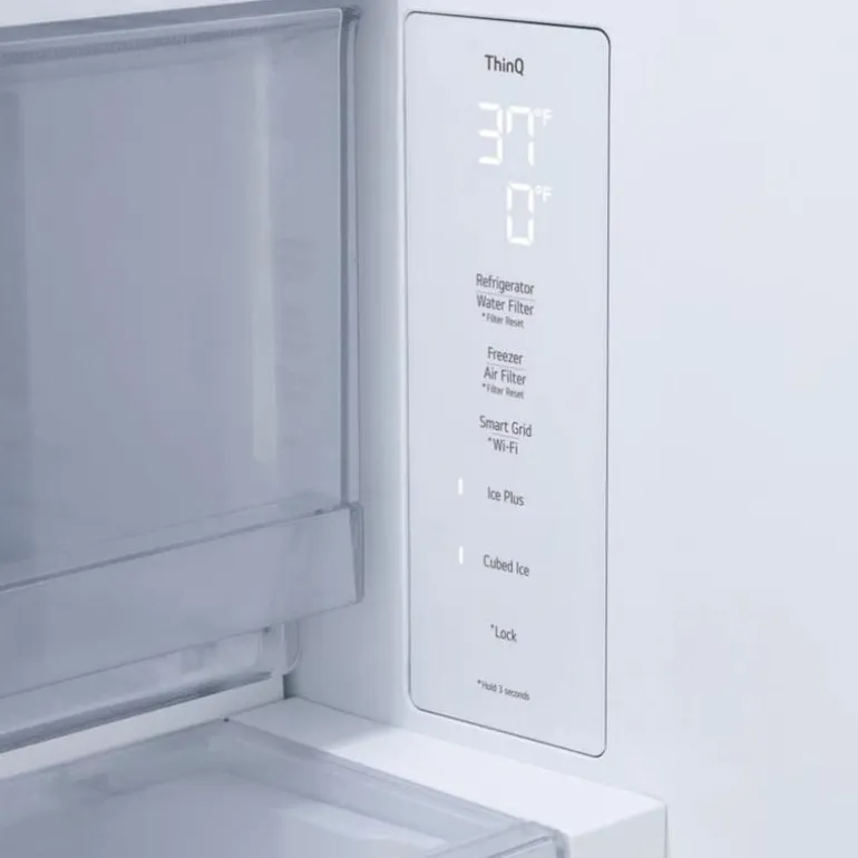 LG 25,1 Cu Ft 36 In Refrigerator Stainless Steel Bottom Freezer, French door - LF25BZH42S