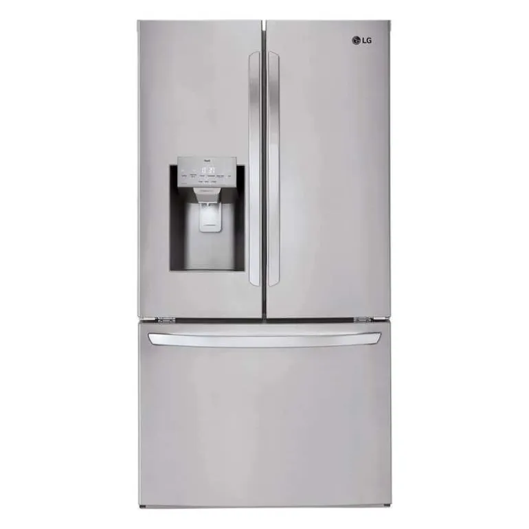 LG 28 Cu ft 36 In Refrigerator Stainless Steel Bottom Freezer, French door - LRFS28XBS