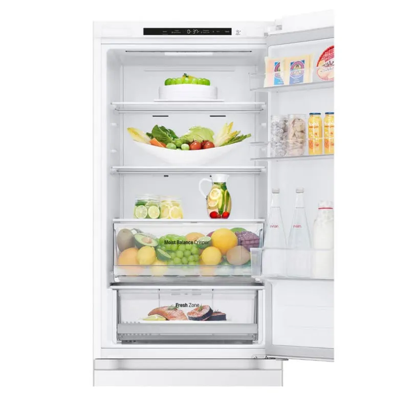 LG 13 Cu Ft 24 In Refrigerator White Bottom Freezer - LB12C2000W