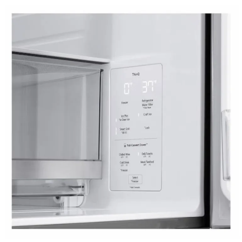 LG 29 Cu Ft 36 In Refrigerator Stainless Steel Bottom Freezer, French door - LF29S9775S