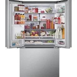 LG 30,7 Cu Ft 36 In Refrigerator Stainless Steel Bottom Freezer, French door - LRYXS3106S