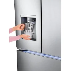 LG 30,7 Cu Ft 36 In Refrigerator Stainless Steel Bottom Freezer, French door - LRYXS3106S