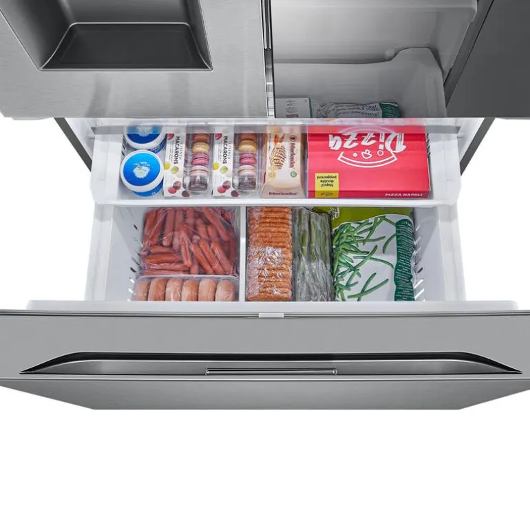 LG 31 Cu Ft 36 In Refrigerator Stainless Steel Bottom Freezer, French door - LRYKS3106S