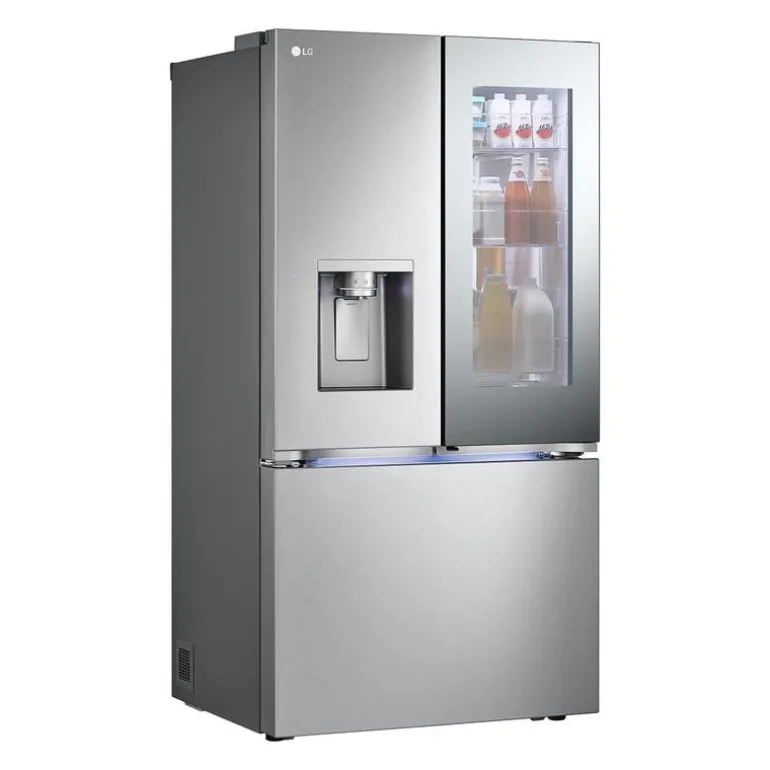 LG 31 Cu Ft 36 In Refrigerator Stainless Steel Bottom Freezer, French door - LRYKS3106S