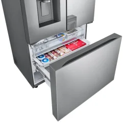 LG 31 Cu Ft 36 In Refrigerator Stainless Steel Bottom Freezer, French door - LRYKS3106S