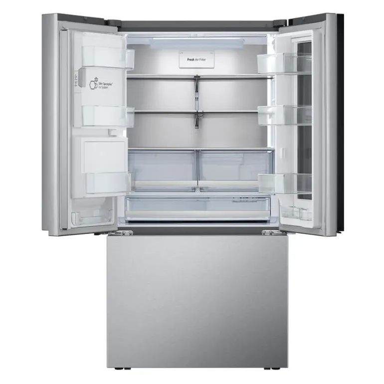 LG 31 Cu Ft 36 In Refrigerator Stainless Steel Bottom Freezer, French door - LRYKS3106S