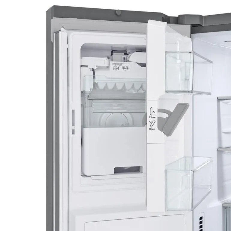 LG 31 Cu Ft 36 In Refrigerator Stainless Steel Bottom Freezer, French door - LRYKS3106S