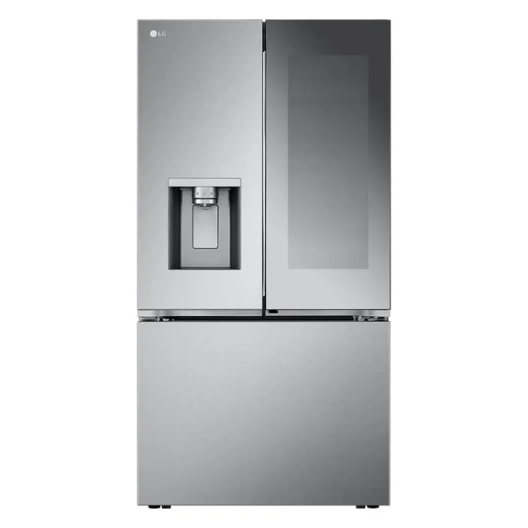 LG 31 Cu Ft 36 In Refrigerator Stainless Steel Bottom Freezer, French door - LRYKS3106S