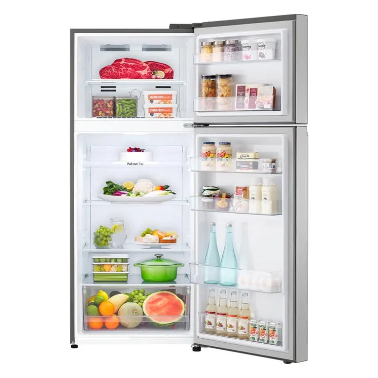 LG 11 Cu Ft 27 In Refrigerator Platinum Silver Top Freezer - LT13C2000V