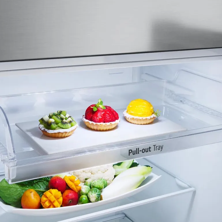 LG 11 Cu Ft 27 In Refrigerator Platinum Silver Top Freezer - LT13C2000V