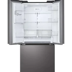 LG 25 Cu Ft 33 In Refrigerator Black Stainless Bottom Freezer, French door - LF25S6330D