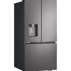 LG 25 Cu Ft 33 In Refrigerator Black Stainless Bottom Freezer, French door - LF25S6330D