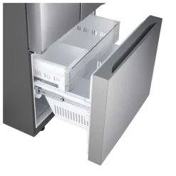 LG 21 Cu Ft 33 In Refrigerator Stainless Steel Bottom Freezer, French door - LF21C6200S