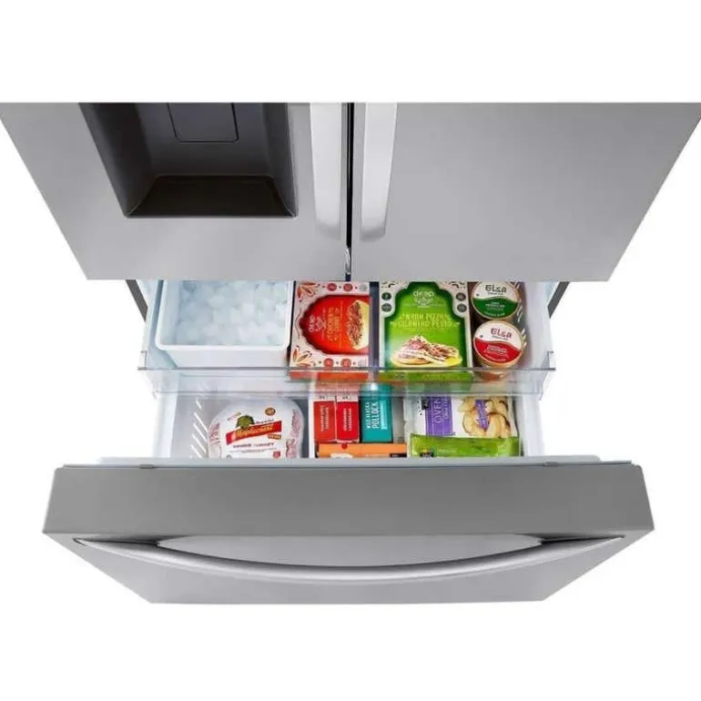 LG 36 Cu Ft 36 In Refrigerator Stainless Steel Bottom Freezer, French door - LRFXS3106S