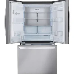 LG 36 Cu Ft 36 In Refrigerator Stainless Steel Bottom Freezer, French door - LRFXS3106S