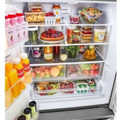 LG 36 Cu Ft 36 In Refrigerator Stainless Steel Bottom Freezer, French door - LRFXS3106S