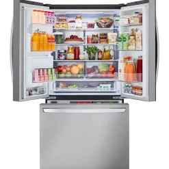 LG 36 Cu Ft 36 In Refrigerator Stainless Steel Bottom Freezer, French door - LRFXS3106S