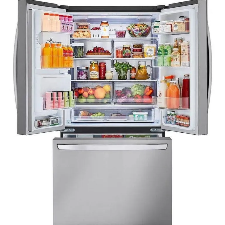 LG 36 Cu Ft 36 In Refrigerator Stainless Steel Bottom Freezer, French door - LRFXS3106S