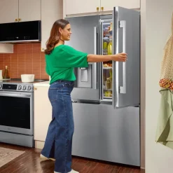 LG 23.7 Cu Ft 36 In Refrigerator Stainless Steel Bottom Freezer, French door - LF24Z6530S