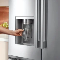 LG 23.7 Cu Ft 36 In Refrigerator Stainless Steel Bottom Freezer, French door - LF24Z6530S