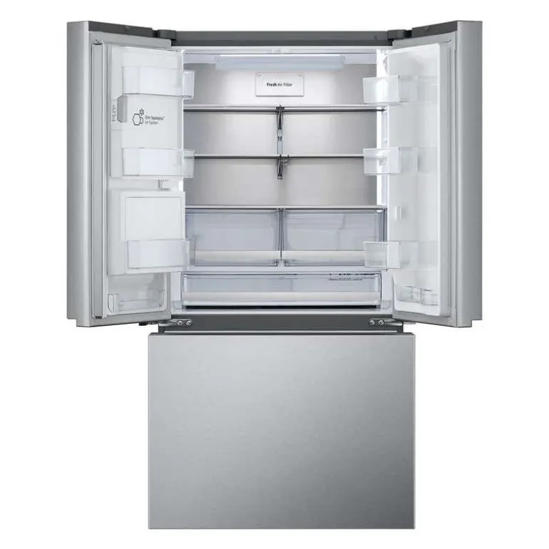 LG 26 Cu Ft 36 In Refrigerator Stainless Steel Bottom Freezer, French door - LRYXC2606S