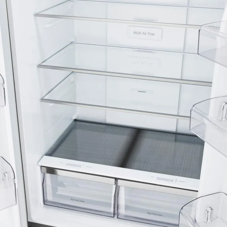 LG 18,2 Cu Ft 30 In Refrigerator Stainless Steel Bottom Freezer, French door - LF18CO000S