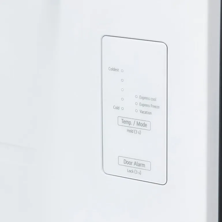 LG 18,2 Cu Ft 30 In Refrigerator Stainless Steel Bottom Freezer, French door - LF18CO000S