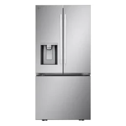 LG 25 Cu Ft 33 In Refrigerator Stainless Steel Bottom Freezer, French door - LF25H6330S