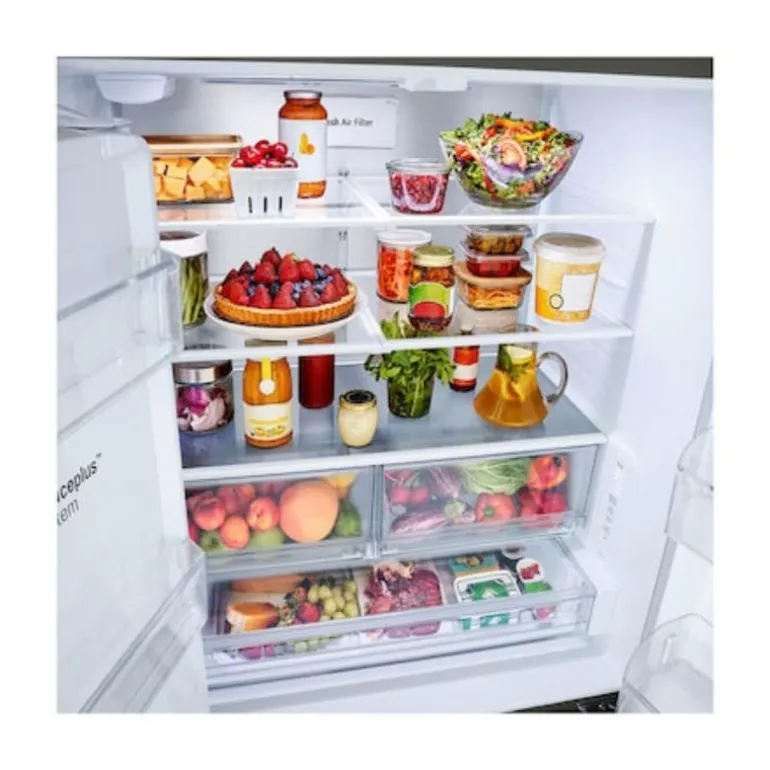 LG 23,7 Cu Ft 36 In Refrigerator Stainless Steel Bottom Freezer, French door - LF24WZP62S
