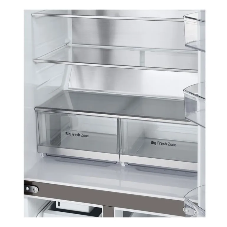 LG 18 Cu Ft 33 In Refrigerator Stainless Steel Bottom Freezer, French door - LF19C8200S