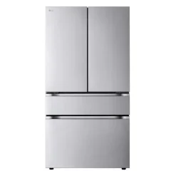 LG 30 Cu Ft 36 In Refrigerator Stainless Steel Bottom Freezer, French door - LF30S8210S