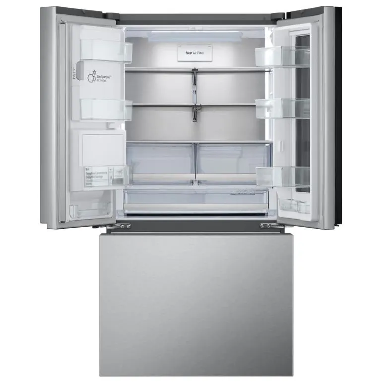 LG 26 Cu Ft 36 In Refrigerator Stainless Steel Bottom Freezer, French door - LRYKC2606S
