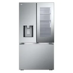 LG 26 Cu Ft 36 In Refrigerator Stainless Steel Bottom Freezer, French door - LRYKC2606S