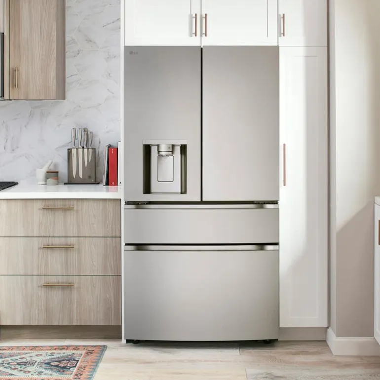 LG 29 Cu Ft 36 In Refrigerator Stainless Steel Bottom Freezer, French door - LF29S8330S