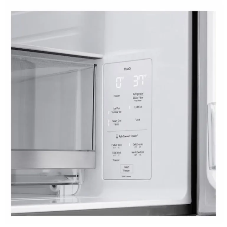 LG 29 Cu Ft 36 In Refrigerator Stainless Steel Bottom Freezer, French door - LF29S9730S