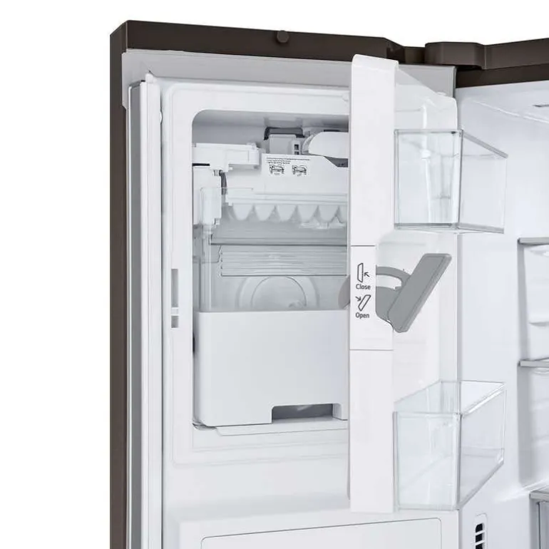 LG 26 Cu Ft 36 In Refrigerator Black Stainless Bottom Freezer, French door - LRYXC2606D