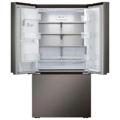 LG 26 Cu Ft 36 In Refrigerator Black Stainless Bottom Freezer, French door - LRYXC2606D