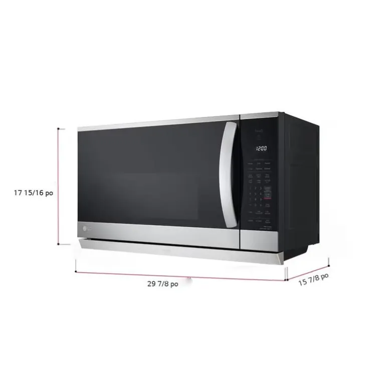 LG 2,1 Cu Ft Microwaves/Range Hood, Stainless Steel, 400 - MVEL2125F