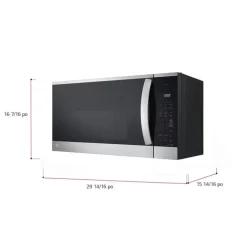 LG 2,1 Cu Ft Microwaves/Range Hood, Stainless Steel, 400 - MVEL2137F