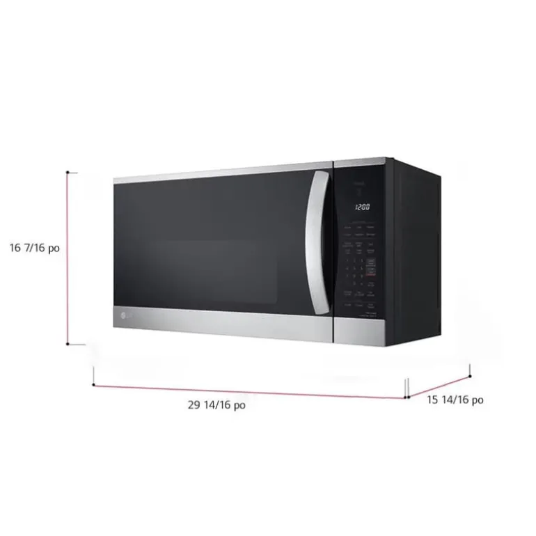 LG 2,1 Cu Ft Microwaves/Range Hood, Stainless Steel, 400 - MVEL2137F