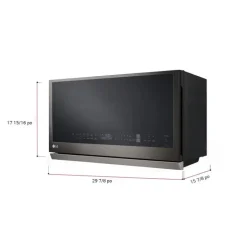 LG 2,1 Cu Ft Microwaves/Range Hood, Black Stainless, 400 - MVEL2137D