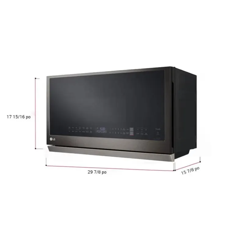 LG 2,1 Cu Ft Microwaves/Range Hood, Black Stainless, 400 - MVEL2137D