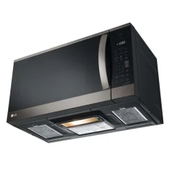 LG 1,8 Cu Ft Microwaves/Range Hood, Black Stainless, 300 - MVEM1825D