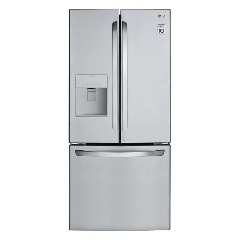 LG 30 in 22 Cu ft Refrigerator Stainless Steel Bottom Freezer, French door - LRFWS2200S