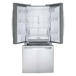 LG 30 in 22 Cu ft Refrigerator Stainless Steel Bottom Freezer, French door - LRFWS2200S