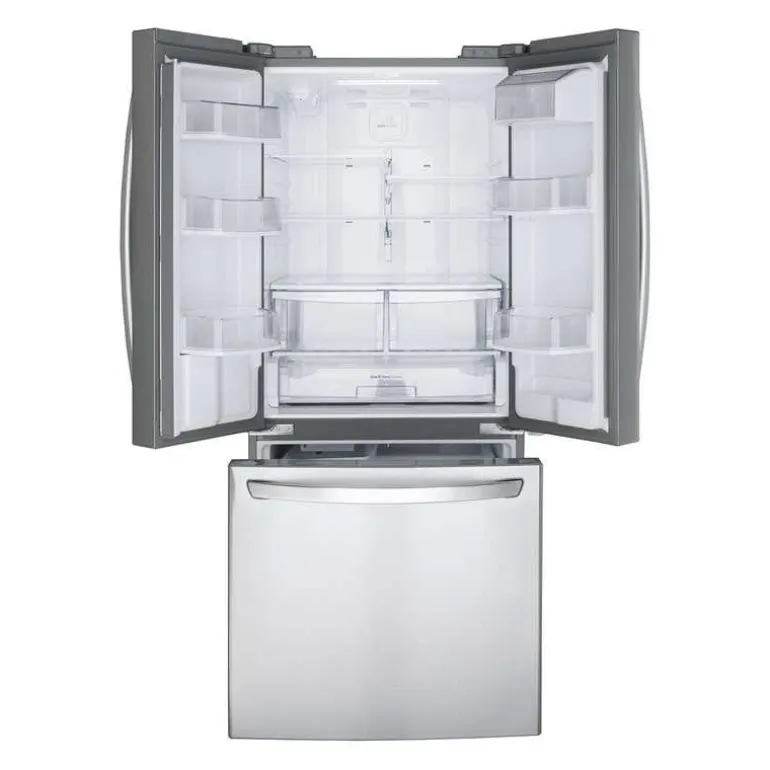 LG 30 in 22 Cu ft Refrigerator Stainless Steel Bottom Freezer, French door - LRFWS2200S