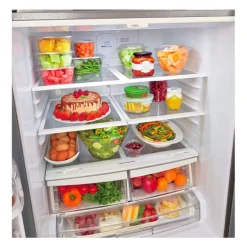 LG 30 in 22 Cu ft Refrigerator Stainless Steel Bottom Freezer, French door - LRFWS2200S