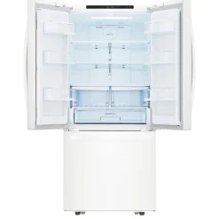 LG 30 in 21,8 Cu ft Refrigerator White Bottom Freezer, French door - LRFNS2200W