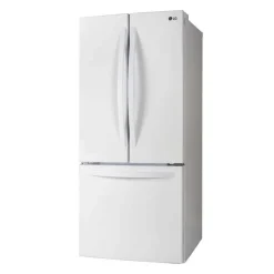 LG 30 in 21,8 Cu ft Refrigerator White Bottom Freezer, French door - LRFNS2200W