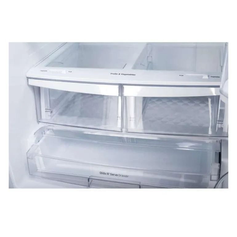 LG 30 in 21,8 Cu ft Refrigerator White Bottom Freezer, French door - LRFNS2200W